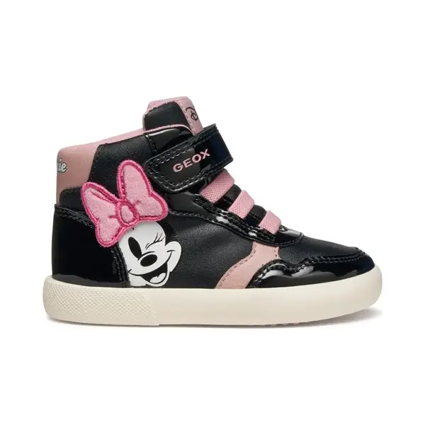 Geox Baby B Gisli Girl Sneakers Black/Old Rose 25_EU thumbnail