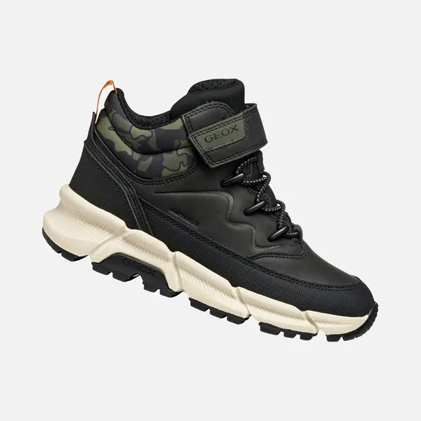 Geox Junior J Flexyper Plus Boy B Abx Ankle Boots Black/Military 38_Eu thumbnail