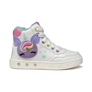 Geox Junior J Skylin Girl Sneakers White/Multicolor 29_EU