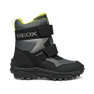 Geox Junior J Himalaya Boy B Abx Ankle Boots Dk Grey/Lime 33_Eu