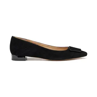 Geox Damen D GISELDA15 Ballet Flat, Black, 38 Eu