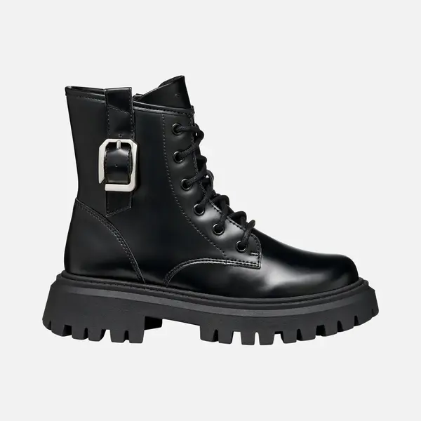 Geox Junior J Maquinnens Girl Ankle Boots Black 38_EU thumbnail