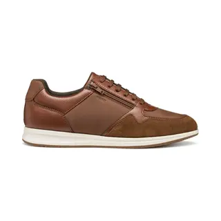 Geox Herren U Avery Sneaker, Brown, 43 Eu