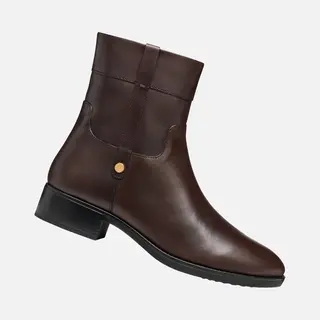 Geox Woman D Felicity Ankle Boots Dk Brown 40_Eu
