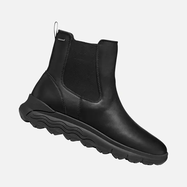 Geox Women's D Spherica 4x4 B AbxAnkle Boot, Black, 5 Uk thumbnail