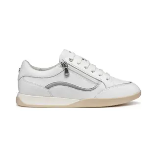 Geox Damen D Maryemy Sneaker, White, 39 Eu
