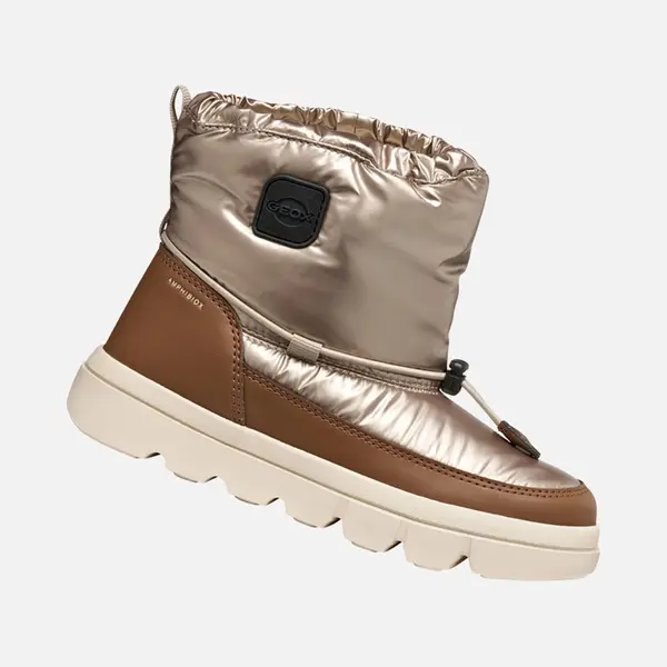 Geox Geox Willaboom, Warmfutter, Gold, Kinder Winterstiefel thumbnail