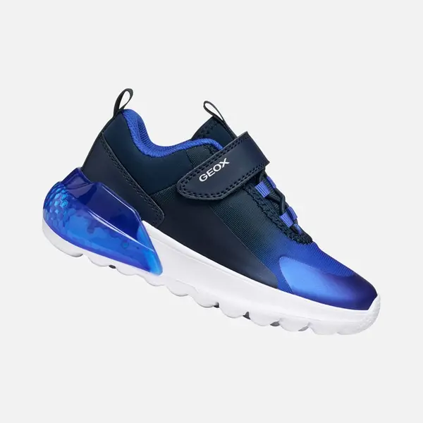 Geox J Activart Illuminus Sneakers Voor Jongens, Koningsblauw, 34 Eu thumbnail