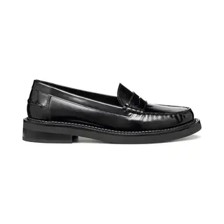 Geox Damen D Serilda Loafer, Black, 39 Eu