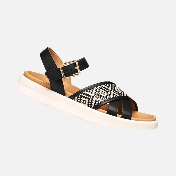 Geox Xand 2S Dames Sandalen - Zwart - Maat 36 thumbnail