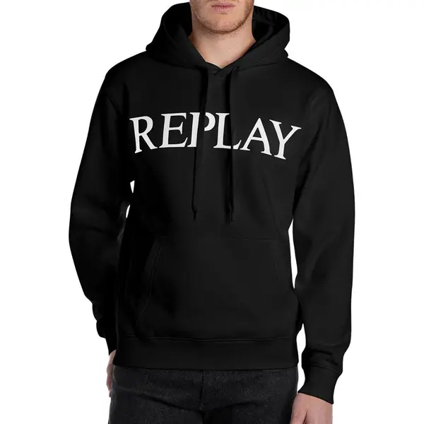 Replay Herren Hoodie Kapuzenpullover Brushed Fleece - Regular Fit thumbnail