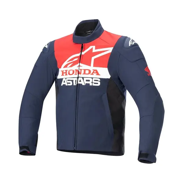 Alpinestars Honda Smx Waterproof Softshell Jacket Night Navy Black Bright Red, Size, Xl thumbnail