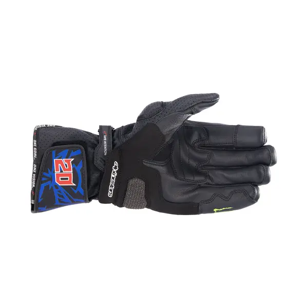 Alpinestars FQ20 Sp-8 V3 Monster Zwart Blauw Felrood Groen - Maat L - Handschoen thumbnail