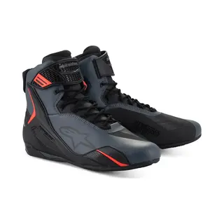 Alpinestars Faster-4 Shoes Black Gray Red Fluo