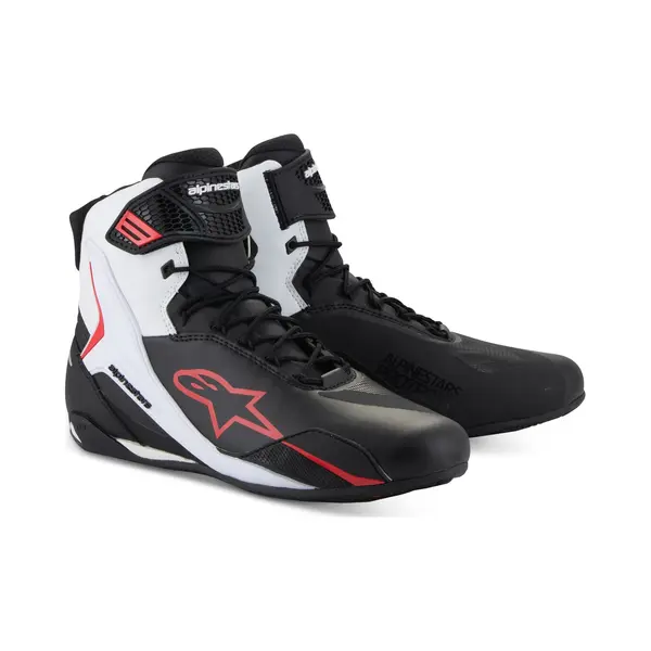 Alpinestars Faster-4 Shoes Black White Red thumbnail