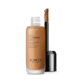 Kiko Milano Full Coverage 2-In-1 Foundation & Concealer 40 O150, 2 In 1 Foundation And Concealer, Superior Coverage