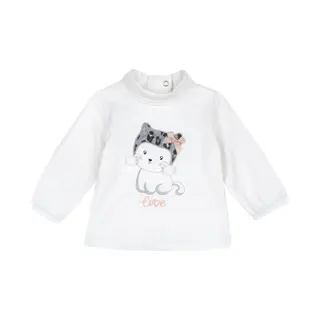 Chicco Babykleding Meisjes/baby T-shirt Met Lange Mouwen Van Katoen Meisjes T-shirts Maat 92