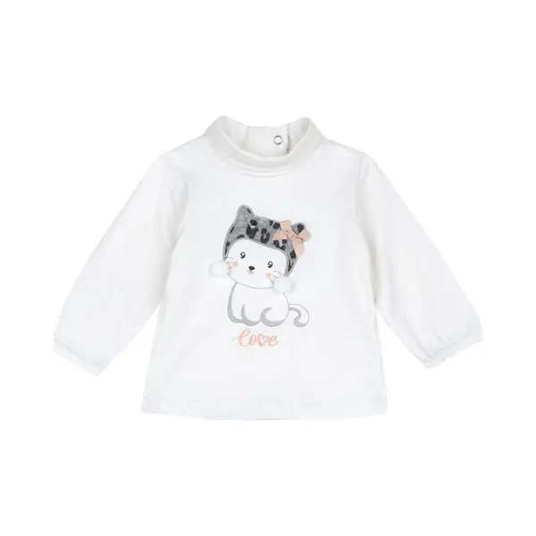 Chicco Babykleding Meisjes/baby T-shirt Met Lange Mouwen Van Katoen Meisjes T-shirts Maat 92 thumbnail