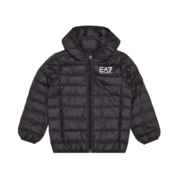 EA7voor Jongens. 7B000035_AF12477 Donsjack Core Identity Boy Zwart (16Años= 168cm), Casual, Polyamide, Kinderkleding thumbnail