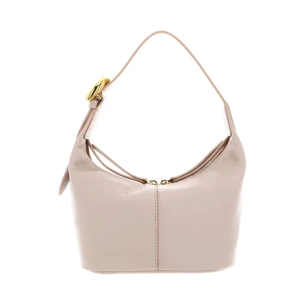 Coccinelle Leren Handtas Fernanda Handbag Rosette Beige thumbnail