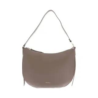 Coccinelle Leren Schoudertas C-Easy Shoulderbag Warm Taupe