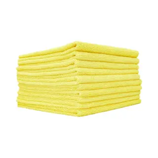 The Rag Company Edgeless 300 Microvezel Badstof Handdoeken 40, 6 X 40, 6 Cm, Geel, 10 Stuks