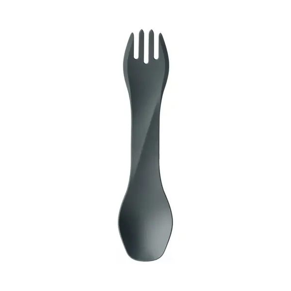 Human Gear - GoBites Bio - Herbruikbaar - Bestek - Spork - Dark Gray - Campingbestek thumbnail