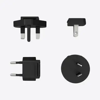 Theragun Pro/Elite World Travel Charger Lader Zwart 4 stuk(s)