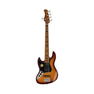 Sire Basses Sire V5 A5L/Ts Marcus Miller Linkshandige 5-snarige Basgitaar Tobacco Sunburst