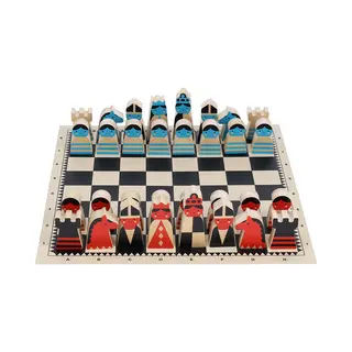 On The Move Wooden Chess Set