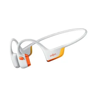 Shokz OpenRun Pro 2 Kopfhörer Kabellos Ohrbügel Sport Bluetooth Orange, Weiß