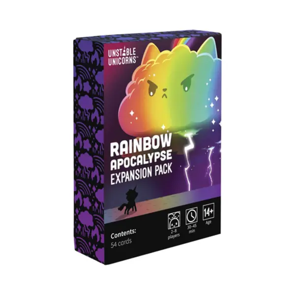 Asmodee Unstable Unicorns : Rainbow Apocalypse Expansion Pack Unstable Unicorns: Rainbow Apocalypse Expansion Pack Kaartspel thumbnail