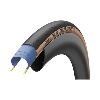 Goodyear Eagle Sport Faltreifen 700 X 25C Mit Brauner Seitenwand