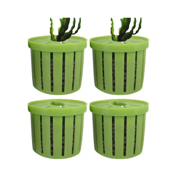 Aquariumplantenbakken, Waterplantenbakken - Kleine Stabiele Plantenmanden Voor Bureaubladdecoratie, Muur, Raam, Vijver, Tuinhoekplank thumbnail