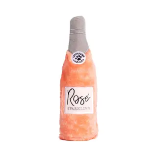 ZippyPaws - Happy Hour Crusherz Drink Themed Crunchy Water Bottle Dog Toy - Rose