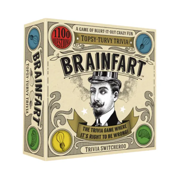 Hygge Games Brainfart 21040" Topsy-Turvy Trivia Card Game For 14+ Years To 99 Years thumbnail