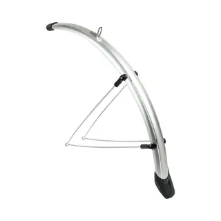 EuroFender Rapido Spatbord Fiets - Stadsfiets 28 Inch - Kunststof - Zilver