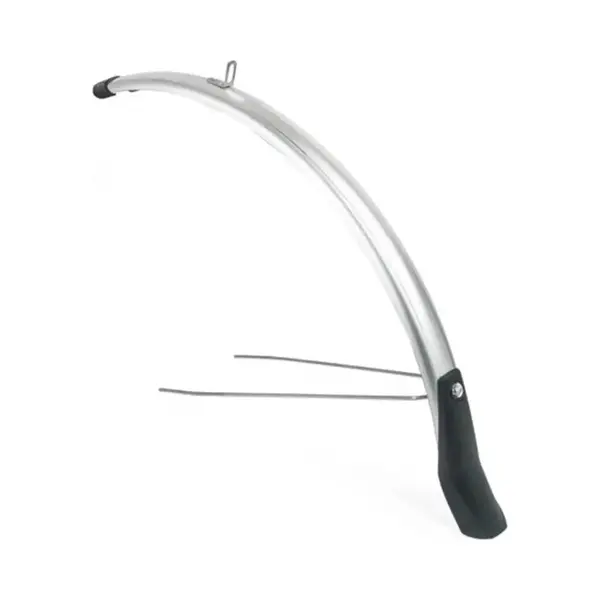 Eurofender Voorspatbord 28" Zilver - Inclusief Stang En Spatlap - Geschikt Voor Batavus, Gazelle, Giant thumbnail