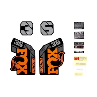 Fox 36 F-s 2021 Stickers Oranje