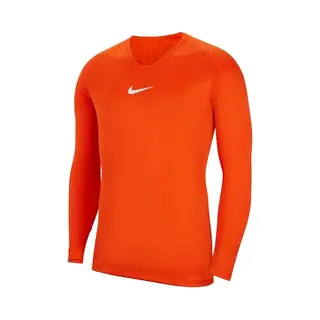 Nike Trainingsshirt Park 1STLYR Dry - Orange/Weiß, Größe Small