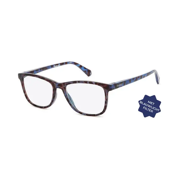 Leesbril Polaroid PLD0033 Met Blauw Licht Filter-Azuur Havanna-+2.00 thumbnail