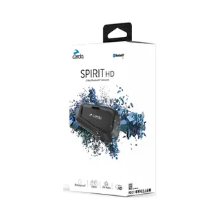 Cardo Spirit Hd Motorrad-Sprechanlage 2 Kanäle 600 m Schwarz