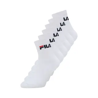 Fila Tennissocken "Unisex Crew Tennis Full Terry Socks" 6 Paar, 6 Stk. Tlg. Sportsocken, Flache Zehennaht