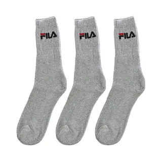 Fila 6 Paar Socken, Frottee Tennissocken Mit Logobund, Unisex (2x 3er Pack) (Grau, 39-42 (6-8 Uk))
