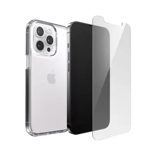 Speck Presidio Perfect Clear + Shieldview Bundle Apple iPhone 13 Pro - with Microban