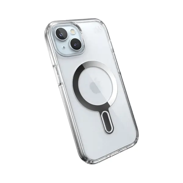 Speck Presidio Clear + ClickLock Apple iPhone 15 Clear - with Microban thumbnail
