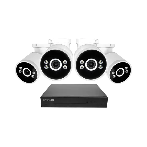 Swann AdvancedX Series - Beveiligingscamera's - 4 Camera's - Cctv Camerasysteem - 1TB - Geen Abonnementskosten - 4K Ultra Hd - Spotlight Bullet Ip thumbnail