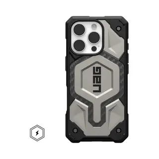 Urban Armor Gear Monarch Pro mobile phone case 16 cm (6.3") Cover Titanium