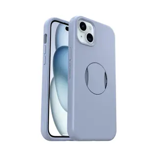 OtterBox OtterGrip Hoesje Geschikt Voor Apple IPhone 15 Plus | Compatible Met MagSafe | Back Cover Hoesje | Blauw