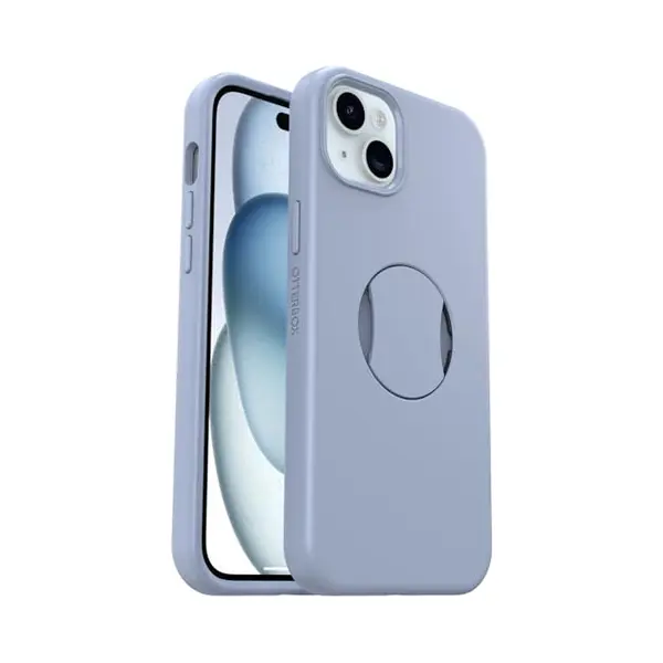 OtterBox OtterGrip Symmetry Mit MagSafe (Apple IPhone 14 Plus, Apple IPhone 15 Plus), Smartphone Hülle, Blau thumbnail